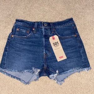 Women’s levi’s shorts size 24 never worn